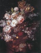 HUYSUM, Jan van Vase of Flowers af France oil painting reproduction